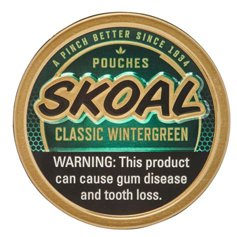 The pictured tin is a sell by July 1st 2018. . Skoal wintergreen pouches near me amazon